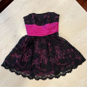 Vintage Betsy Johnson Party Dress with Removable shoulder Straps